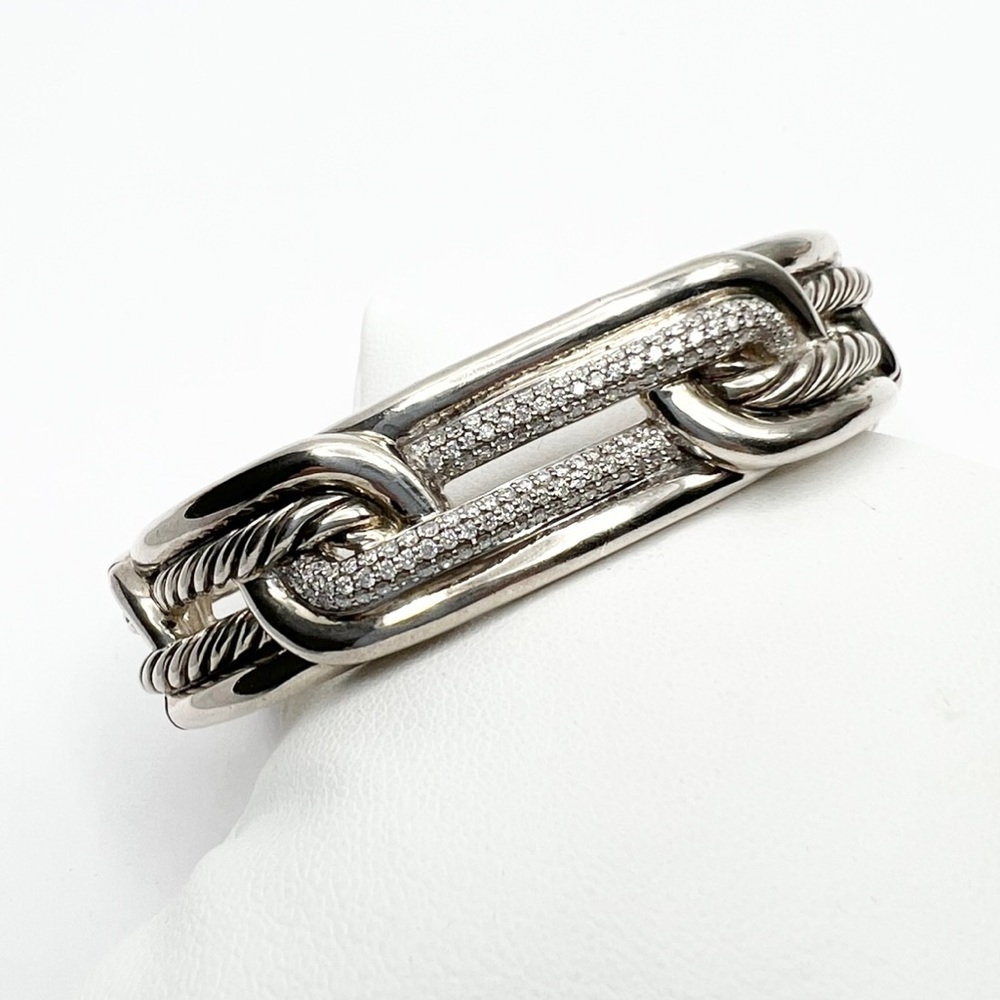 David Yurman Labyrinth Link Bracelet w/ Diamonds - Picture 2 of 15